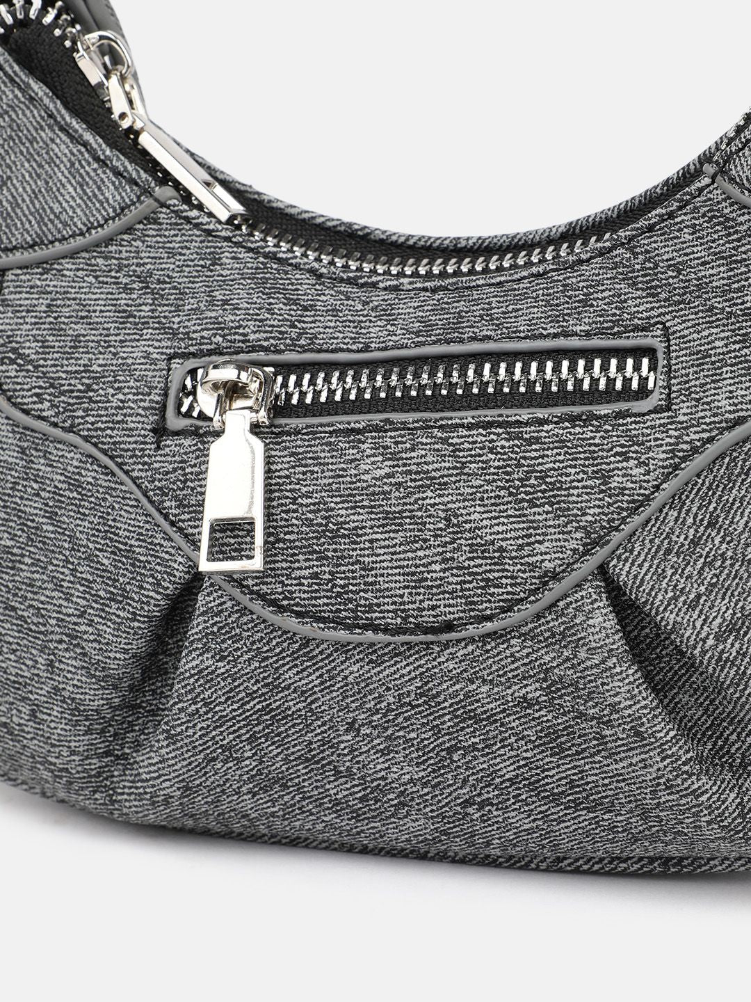 DressBerry Textured Mini Hobo Style Sling Bag