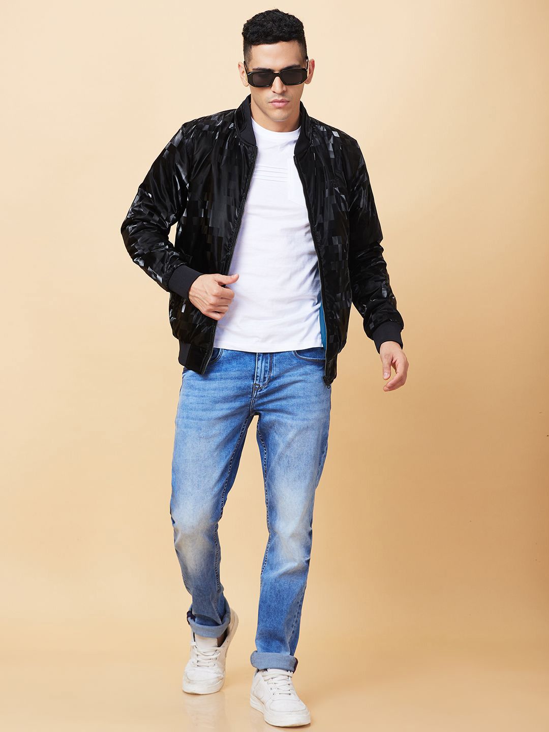 Being Human Checked Reversible Bomber Jacket