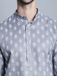 JOMPERS ETHNIC MOTIF CARTED BAND COLTER COTTA KURTA