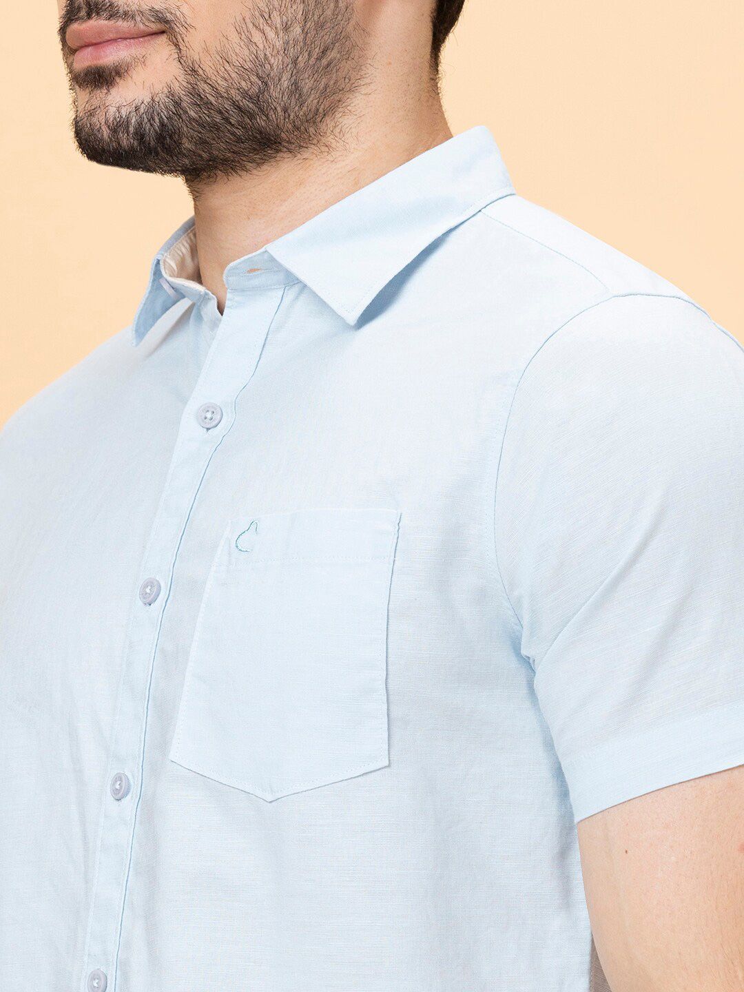 Being Human Spread Collar Slim Fit Casual Shirt
