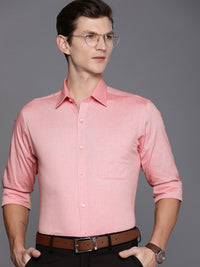 Raymond Self Design Slim Fit Pure Cotton Formal Shirt
