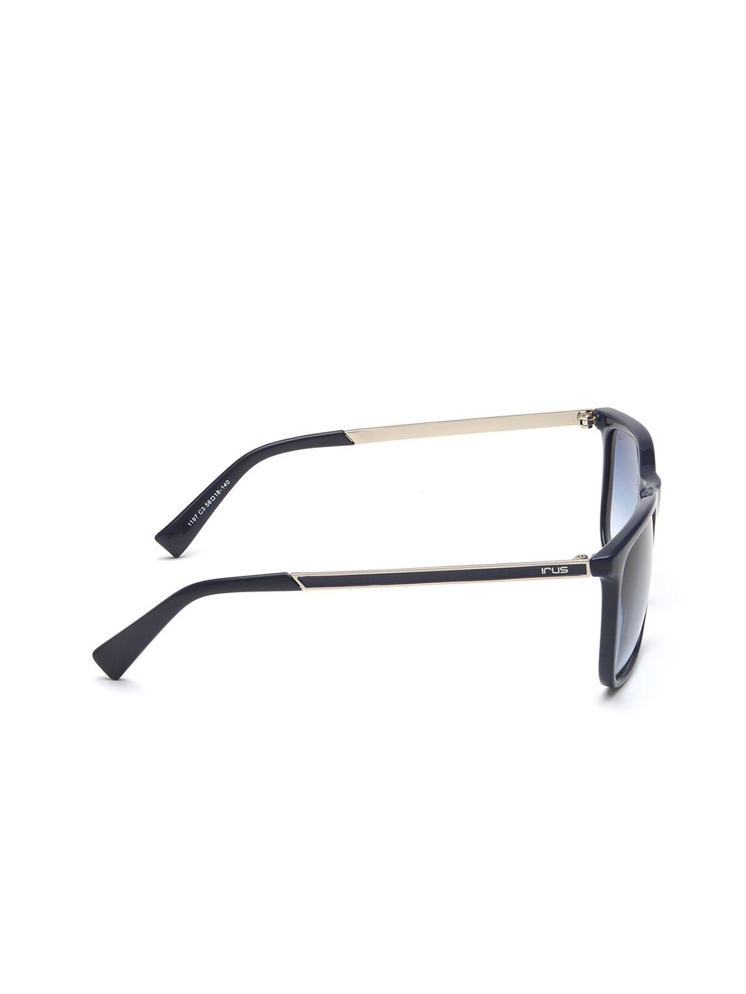 IRUS by IDEE Men Square Sunglasses with UV Protected Lens IRS1197C3SG