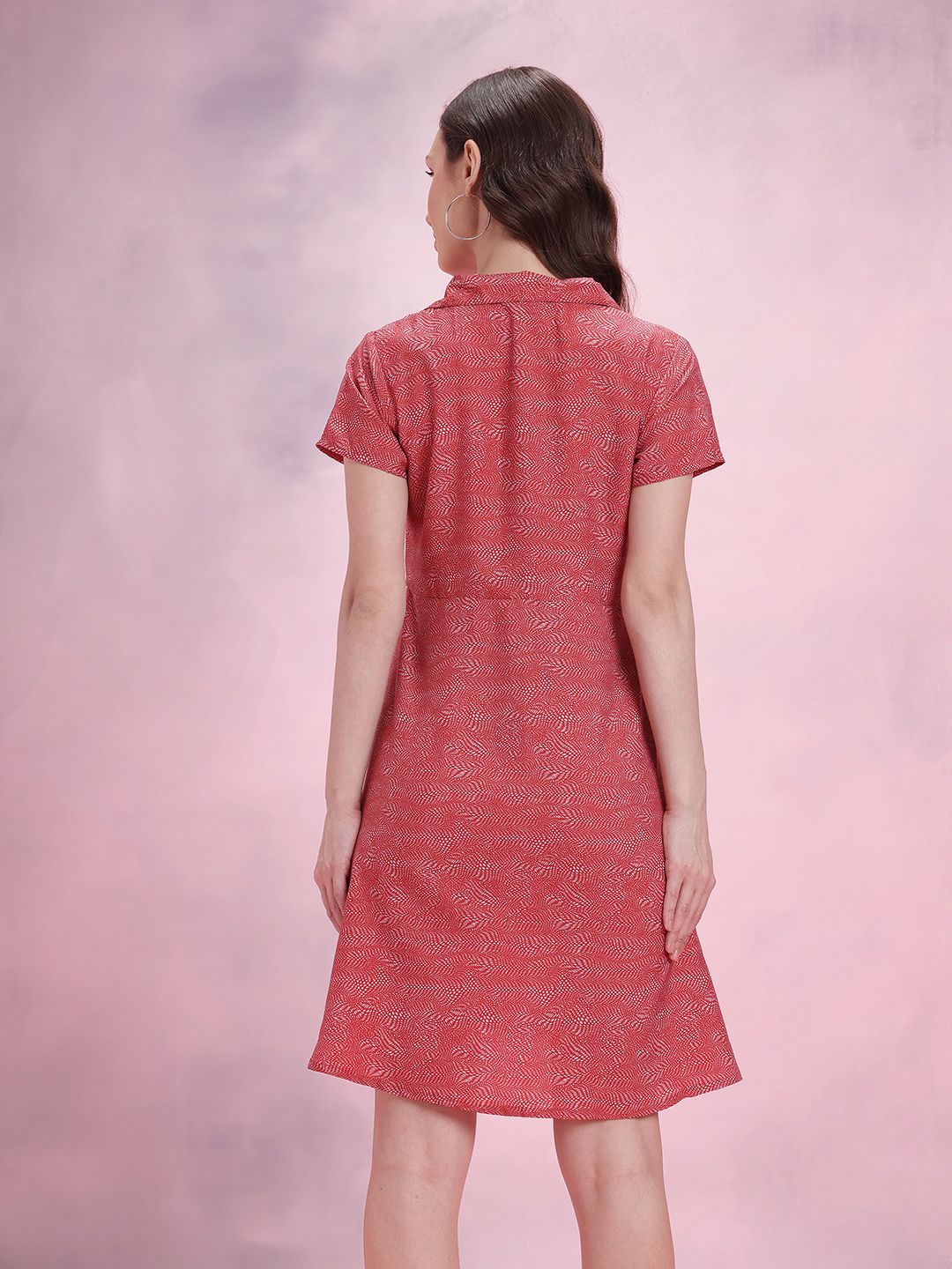 DressBerry Printed A-Line Dress