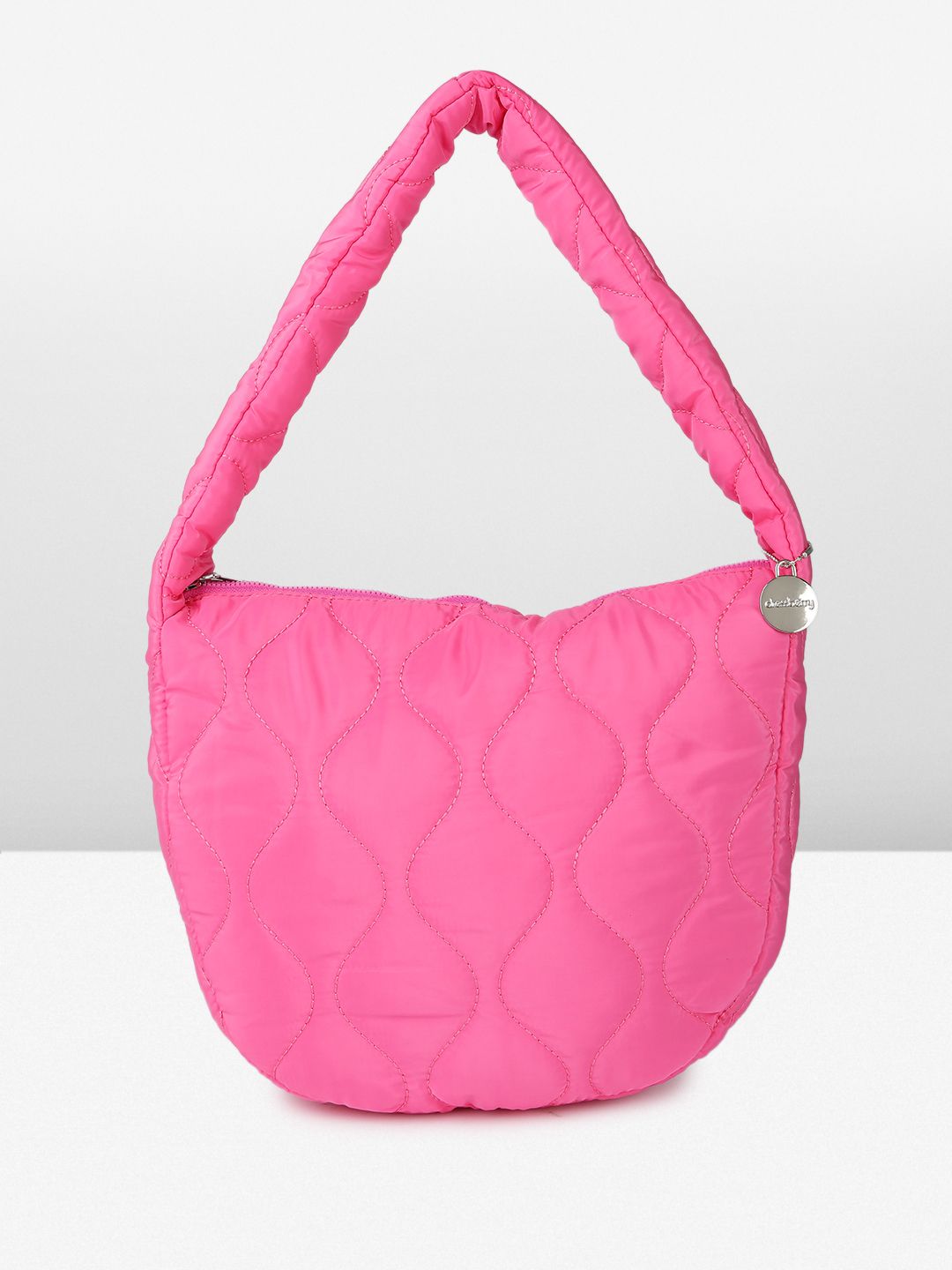 DressBerry Structured Quilted Shoulder Bag