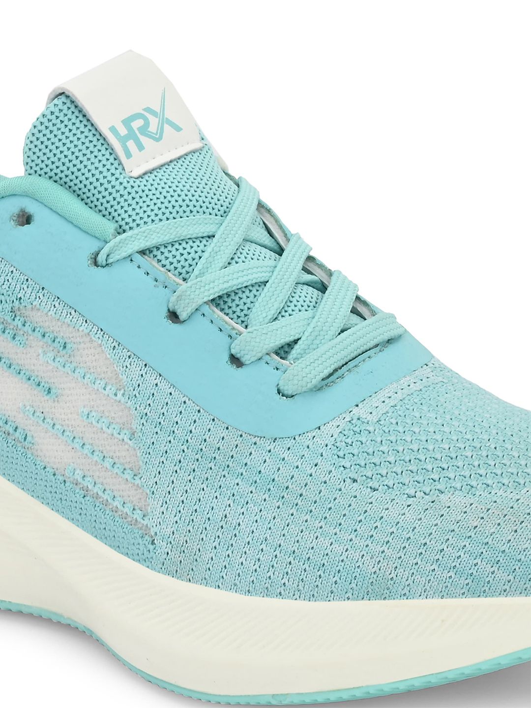 HRX by Hrithik Roshan Women Sea Green & White Memory Foam Mesh Non-Marking Running Shoes