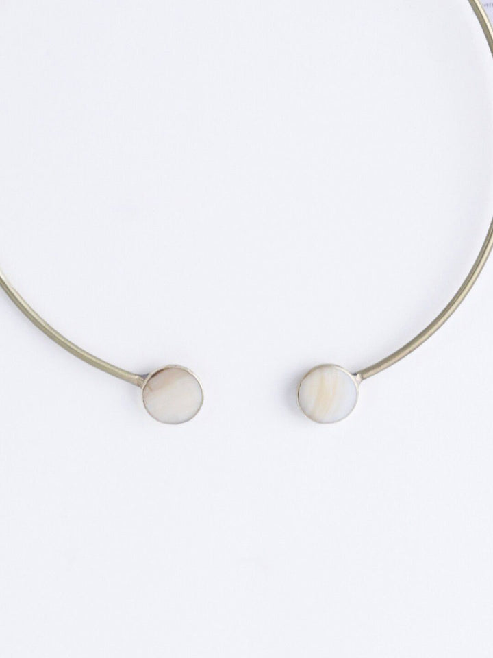 VOGUE PANASH Gold-Plated Mother of Pearl Necklace