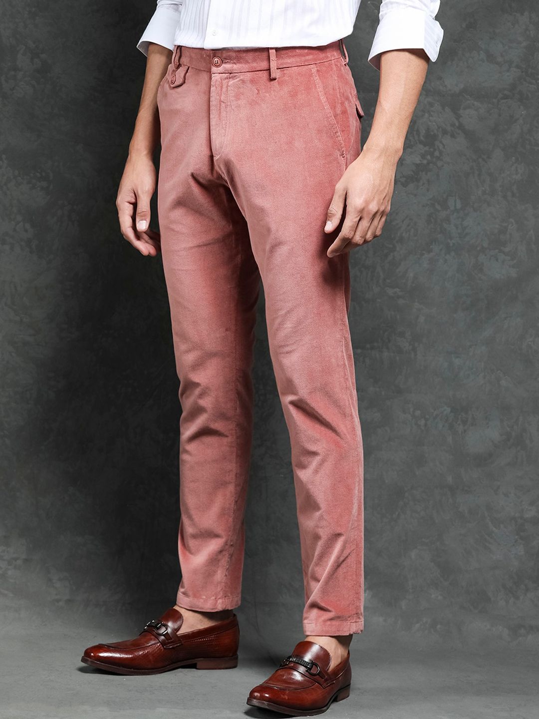 RARE RABBIT Cloy Mid-Rise Slim Fit Trouser