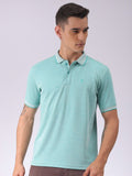 The Indian Garage Co Men Solid Polo Collar T-shirt
