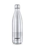 Pexpo Echodlx Silver-Toned ISI Certified Thermosteel Hot Flask Water Bottle 1000ml