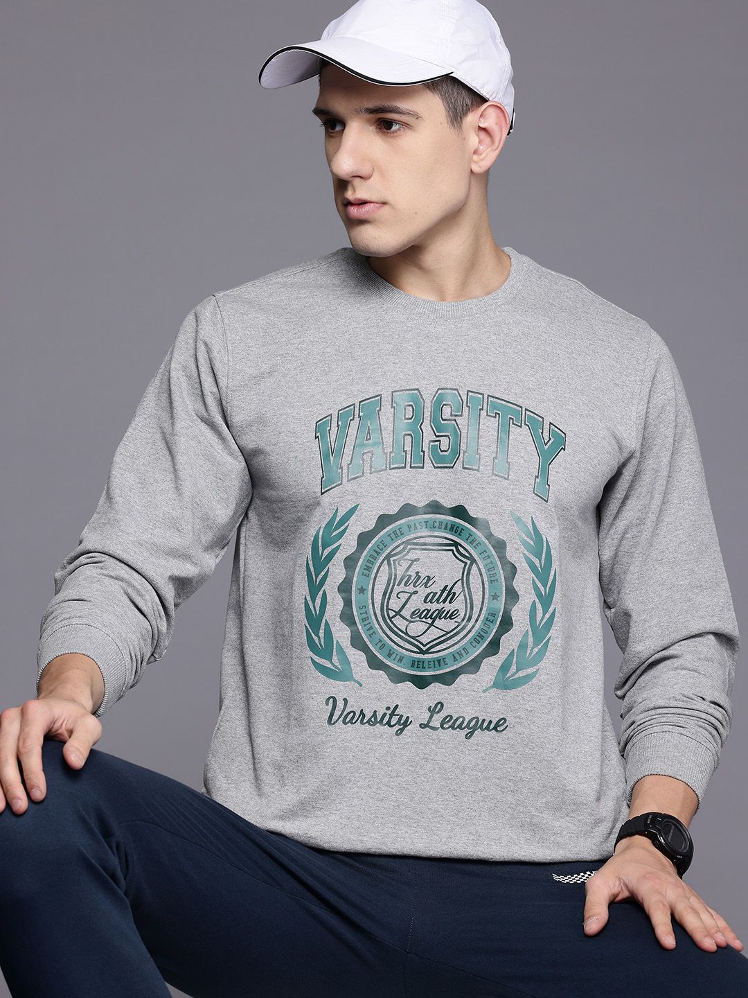 HRX by Hrithik Roshan Printed Sweatshirt