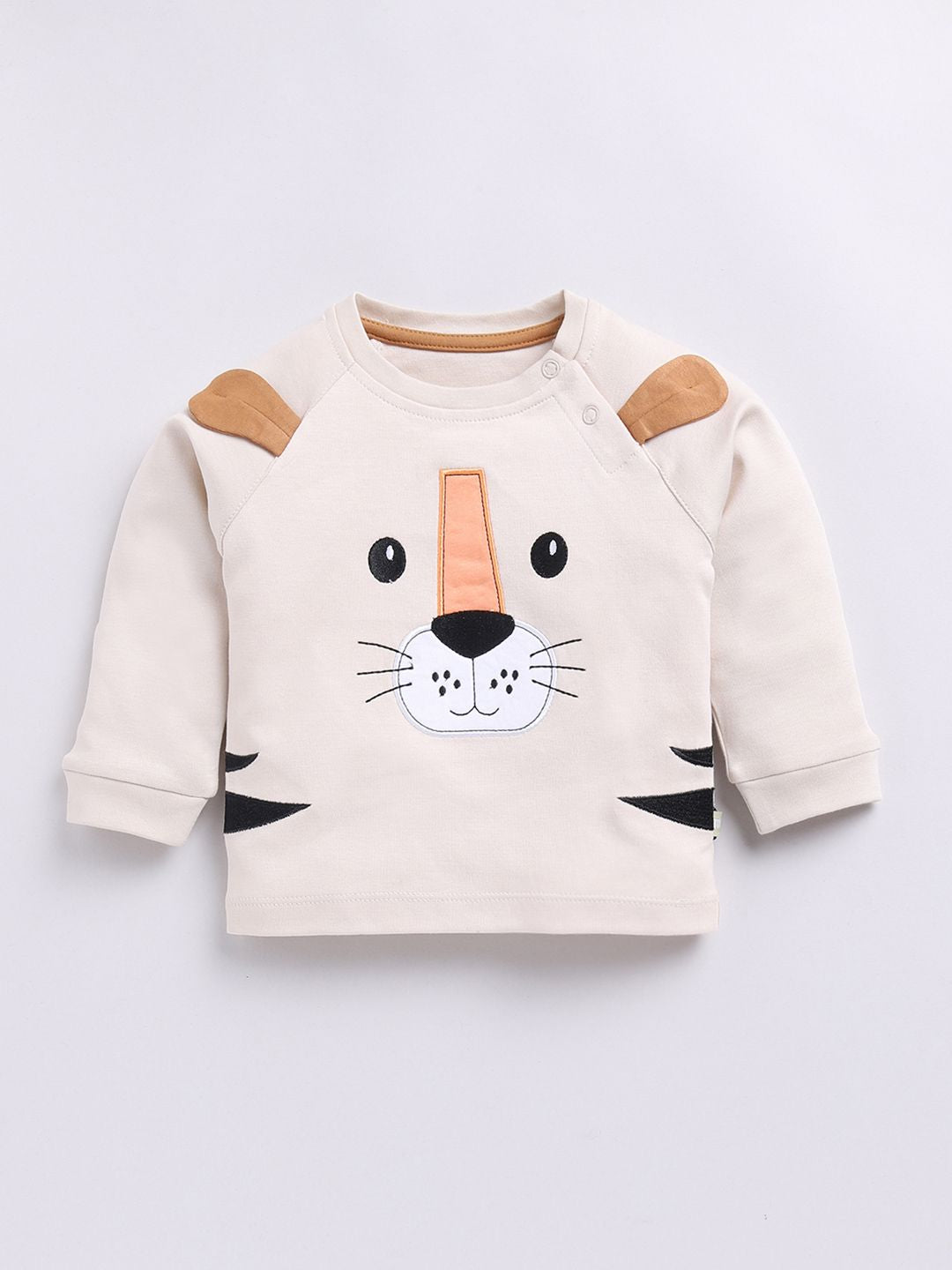 Moms Love Infant Boys Applique Detail T-Shirt With Trousers