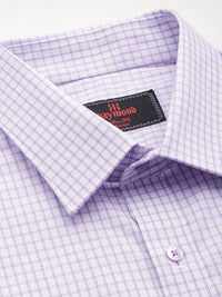 Raymond Pure Cotton Slim Fit Checked Formal Shirt