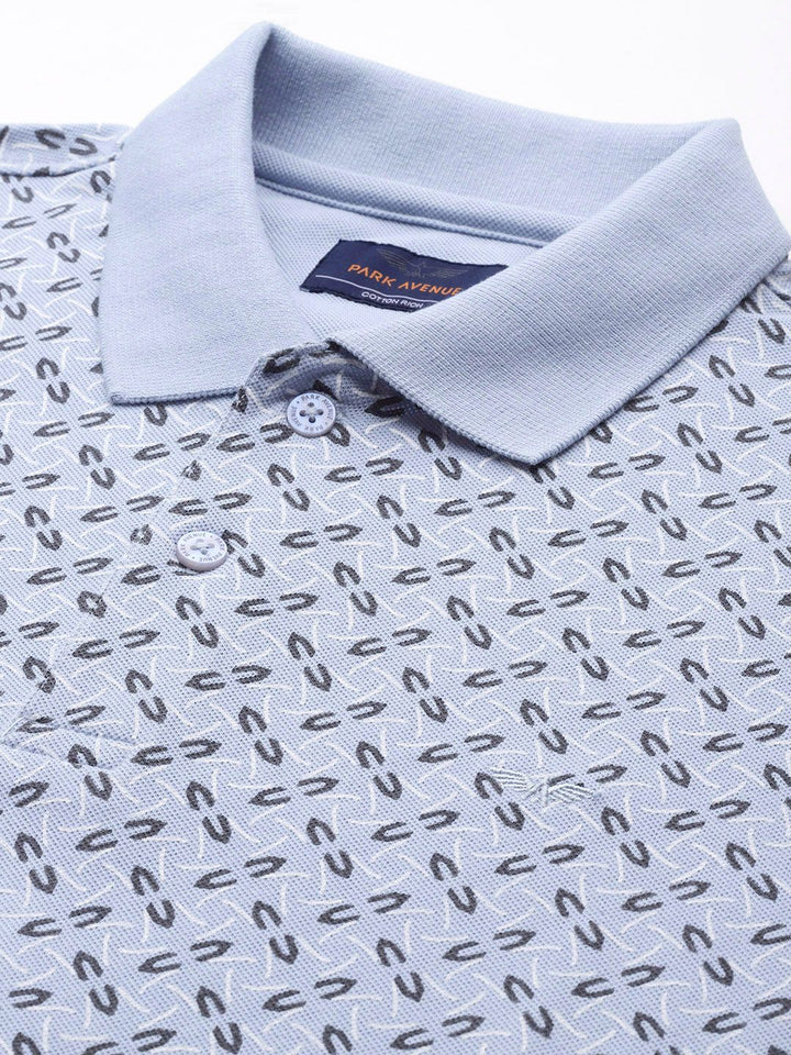 Park Avenue Printed Polo Collar T-shirt