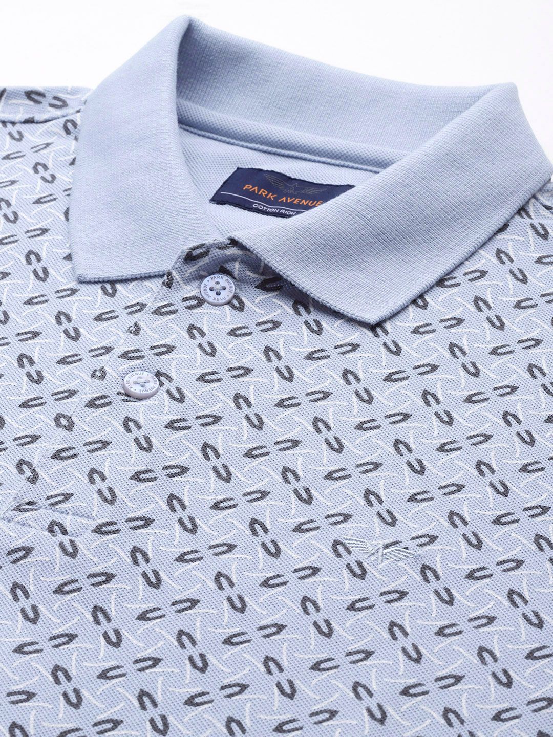 Park Avenue Printed Polo Collar T-shirt