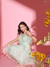 STREET 9 Strapless Sleeveless Fit & Flare Dress