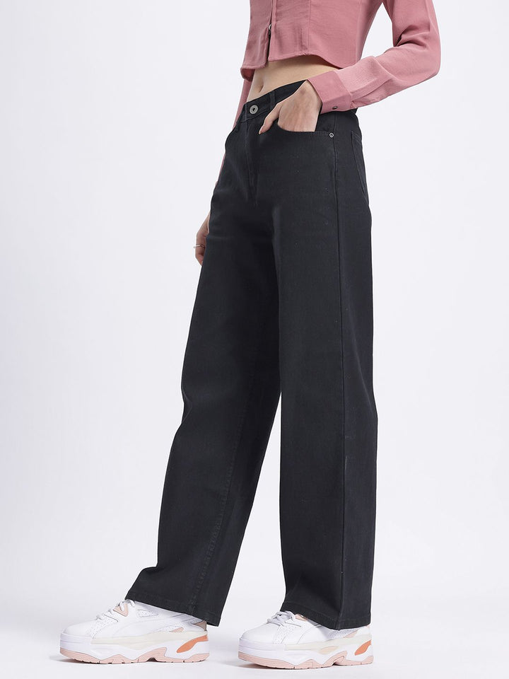 DressBerry Women Rollers Straight Fit Jeans