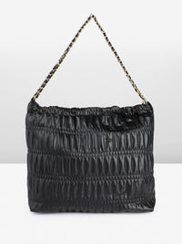 DressBerry Structured Shoulder Bag with Quilted & Pouch