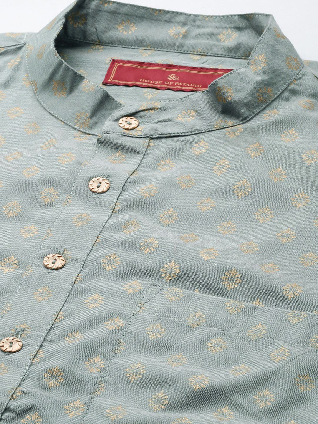 House of Pataudi Ethnic Motifs Printed Jashn Kurta