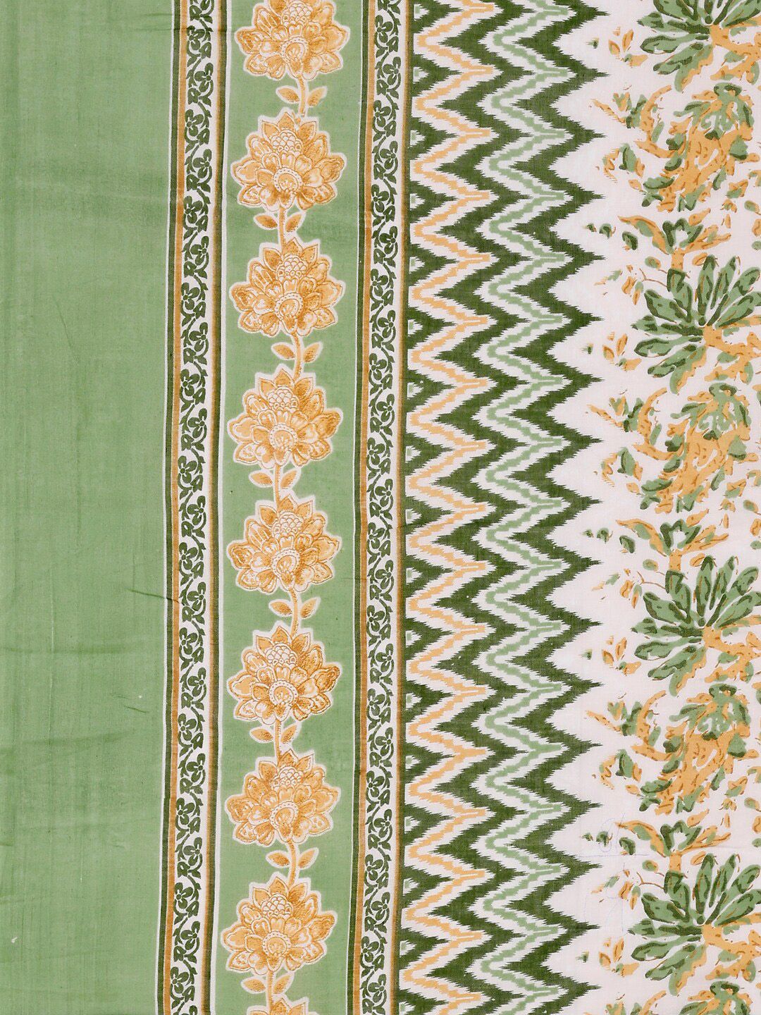 KALINI Floral Printed Regular Straight Kurta With Trousers & Dupatta