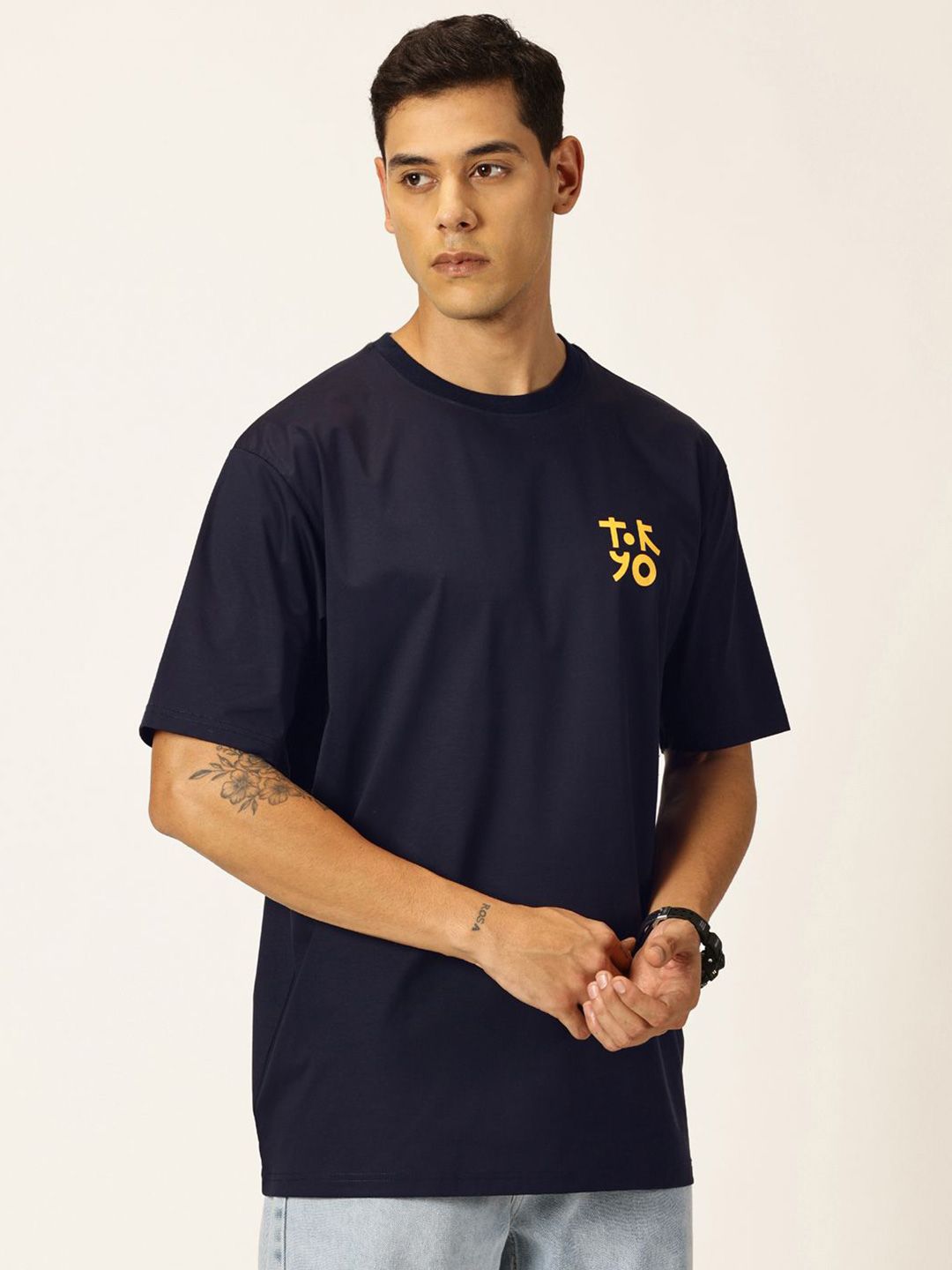 Thomas Scott Graphic Printed Drop Shoulder Oversized T-shirt