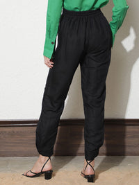 RAREISM Women Slim Fit Mid-Rise Trousers