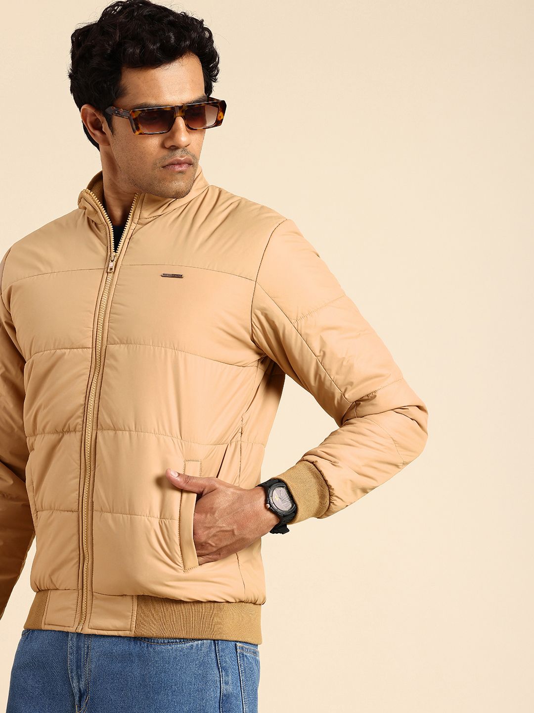 Being Human Mock Collar Bomber Jacket