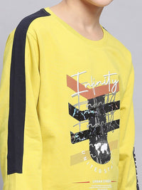 Monte Carlo Boys Graphic Printed Pure Cotton Pullover Sweatshirt