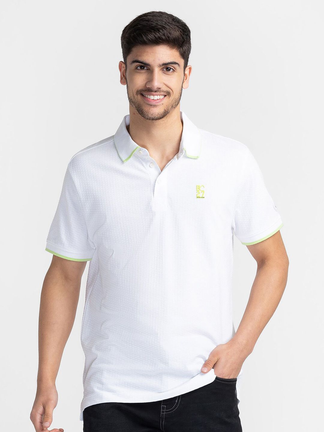 Being Human Polo Collar Short Sleeves T-shirt