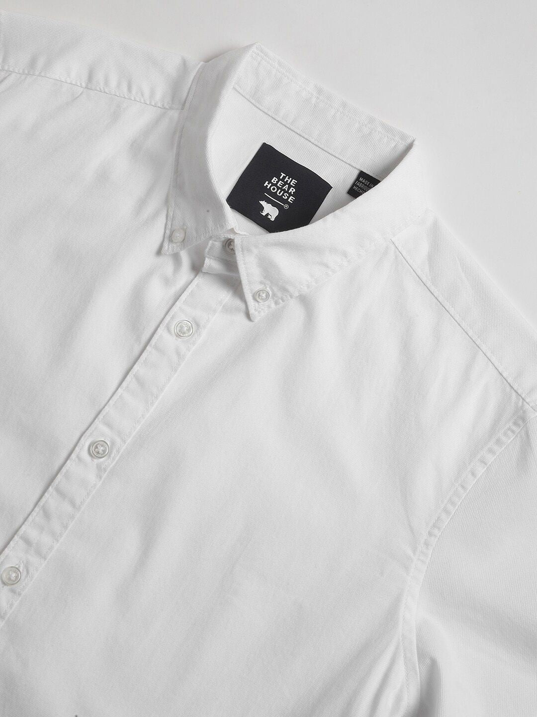 THE BEAR HOUSE Slim Fit Pure Cotton Casual Shirt