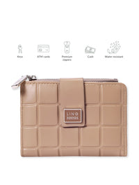 Lino Perros Women Geometric Textured Two Fold Wallet