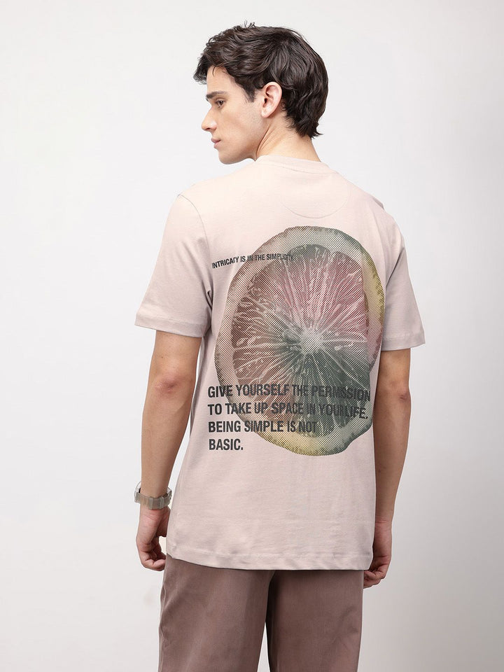ether Graphic Print Pure Cotton Grower T-shirt