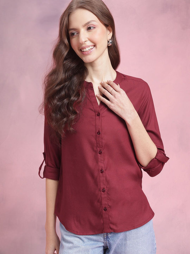 DressBerry Roll Up Sleeves Shirt