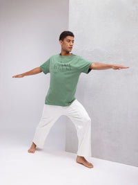 HRX by Hrithik Roshan Typography Printed  Pure Cotton Yoga T-shirt