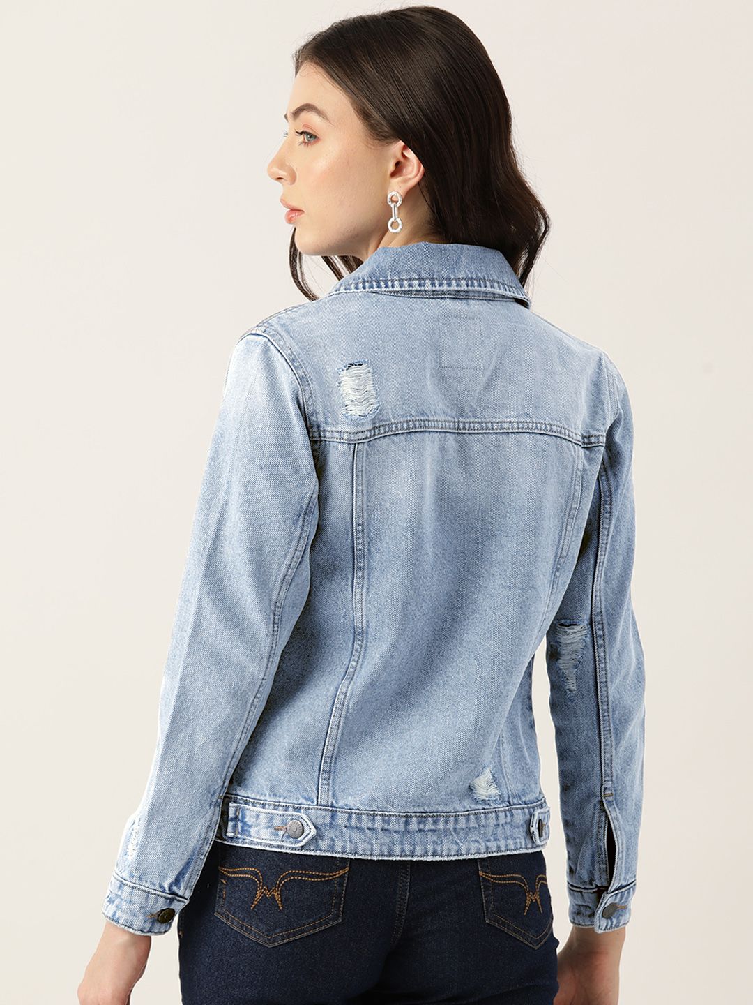 Monte Carlo Distressed Denim Jacket
