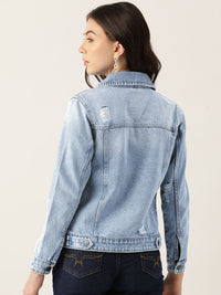 Monte Carlo Distressed Denim Jacket