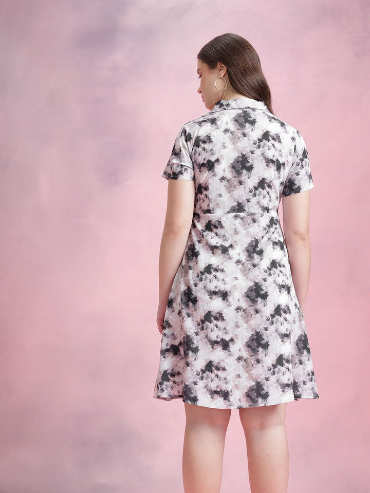 DressBerry Printed Shirt Dress