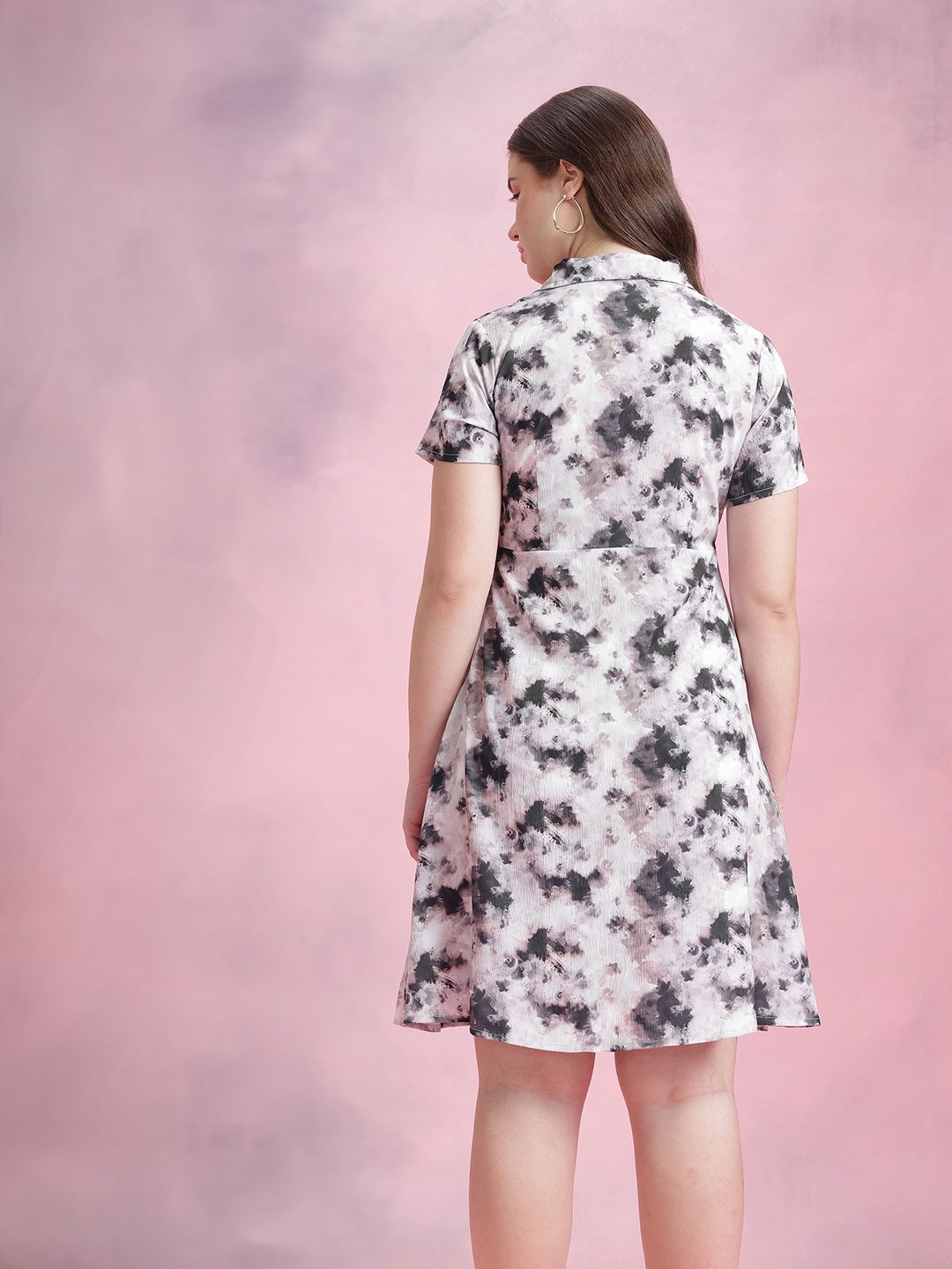 DressBerry Printed Shirt Dress