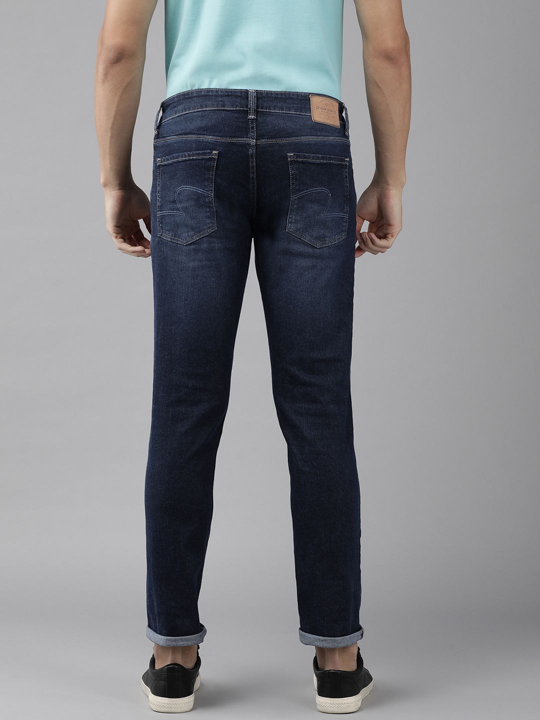 SPYKAR Men Rovers Fit Mid-Rise Light Fade Stretchable Jeans