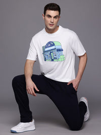 HRX by Hrithik Roshan Quirky Graphic Print Regular Fit Lifestyle T-shirt