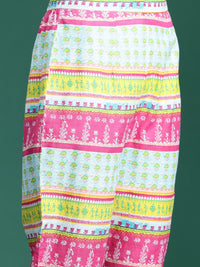 Indo Era Printed Pure Cotton Kurta with Trousers