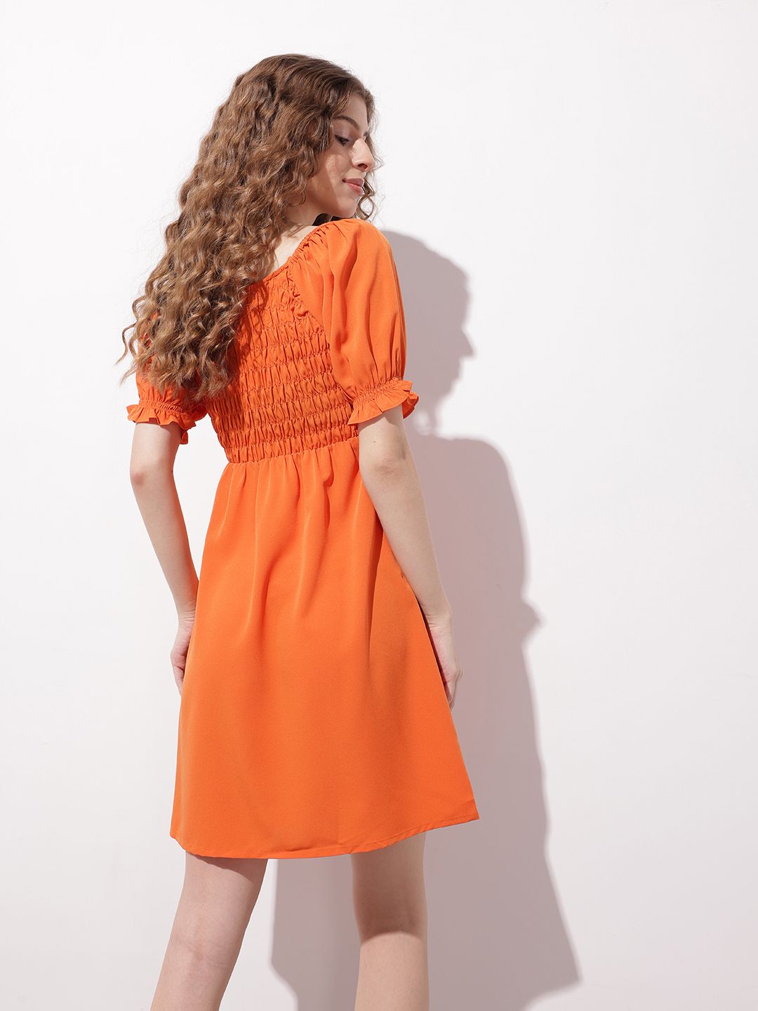 DressBerry Weekend Chic Smocked Empire Dress