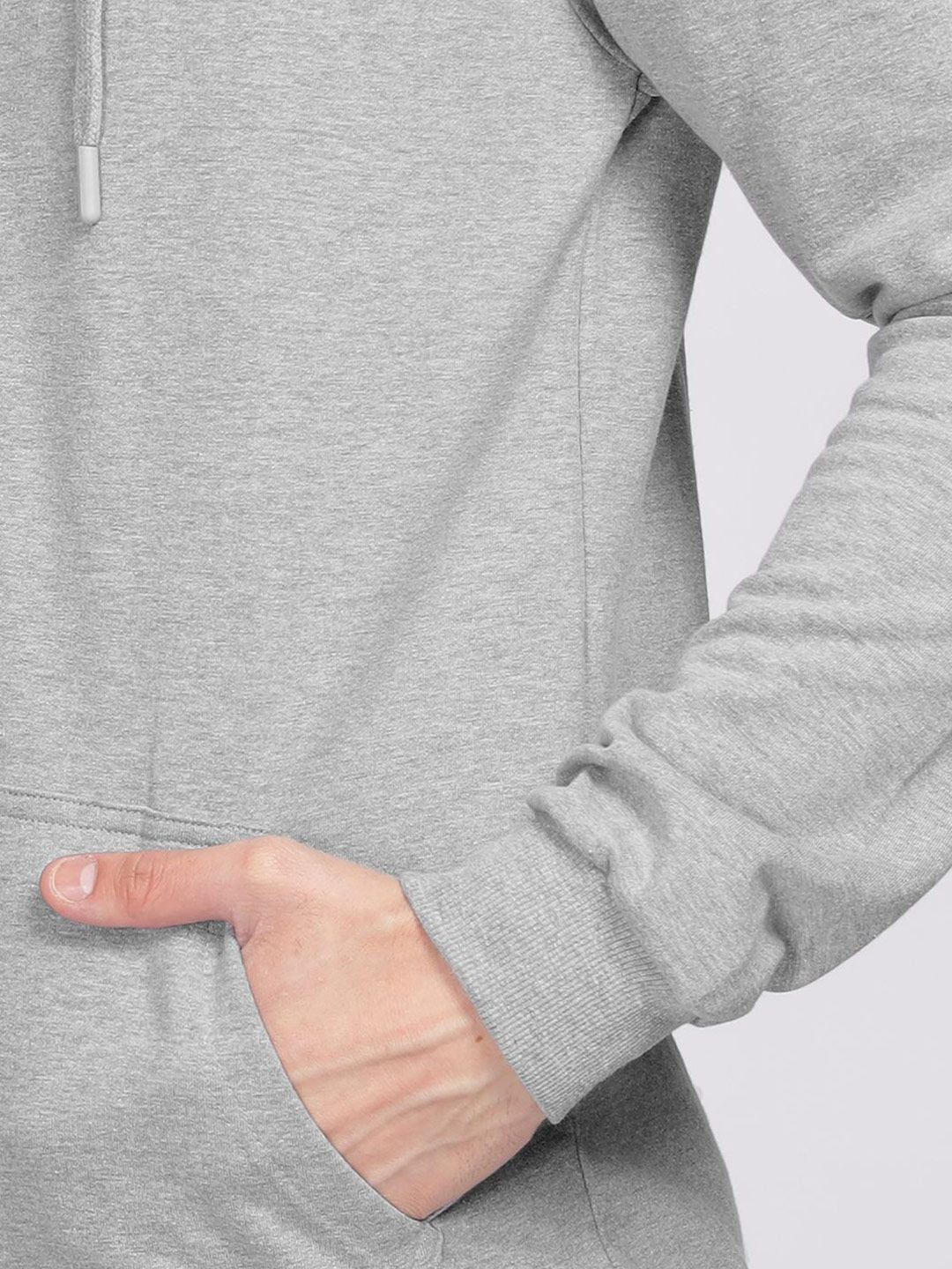 ADRO Men Printed Hooded Pullover Sweatshirt