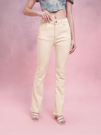 DressBerry Women Boot Cut Mid-Rise Stretchable Jeans