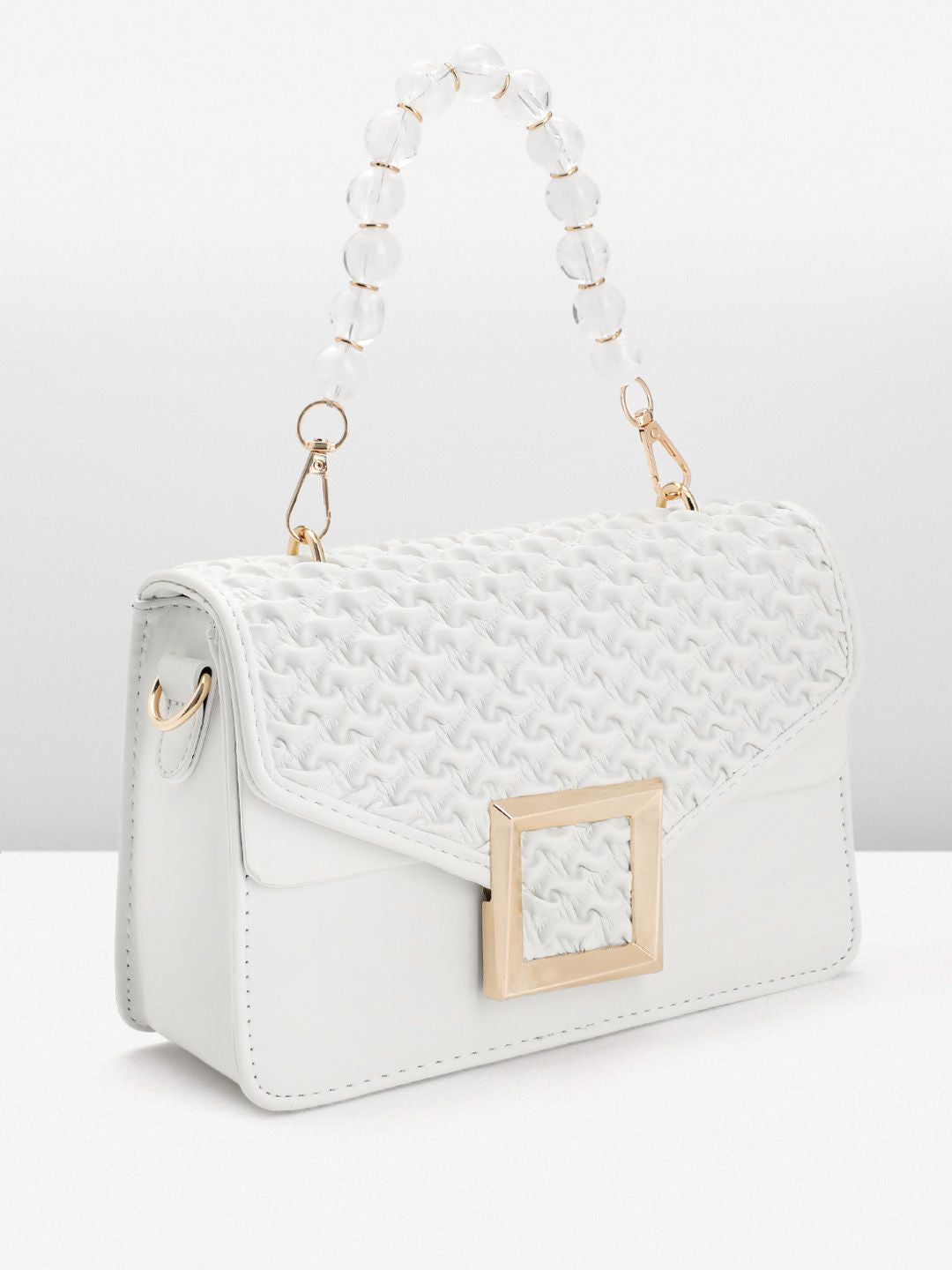 DressBerry Textured Structured Satchel