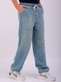 The Indian Garage Co Men Solid Mid-Rise Relaxed Fit Jeans
