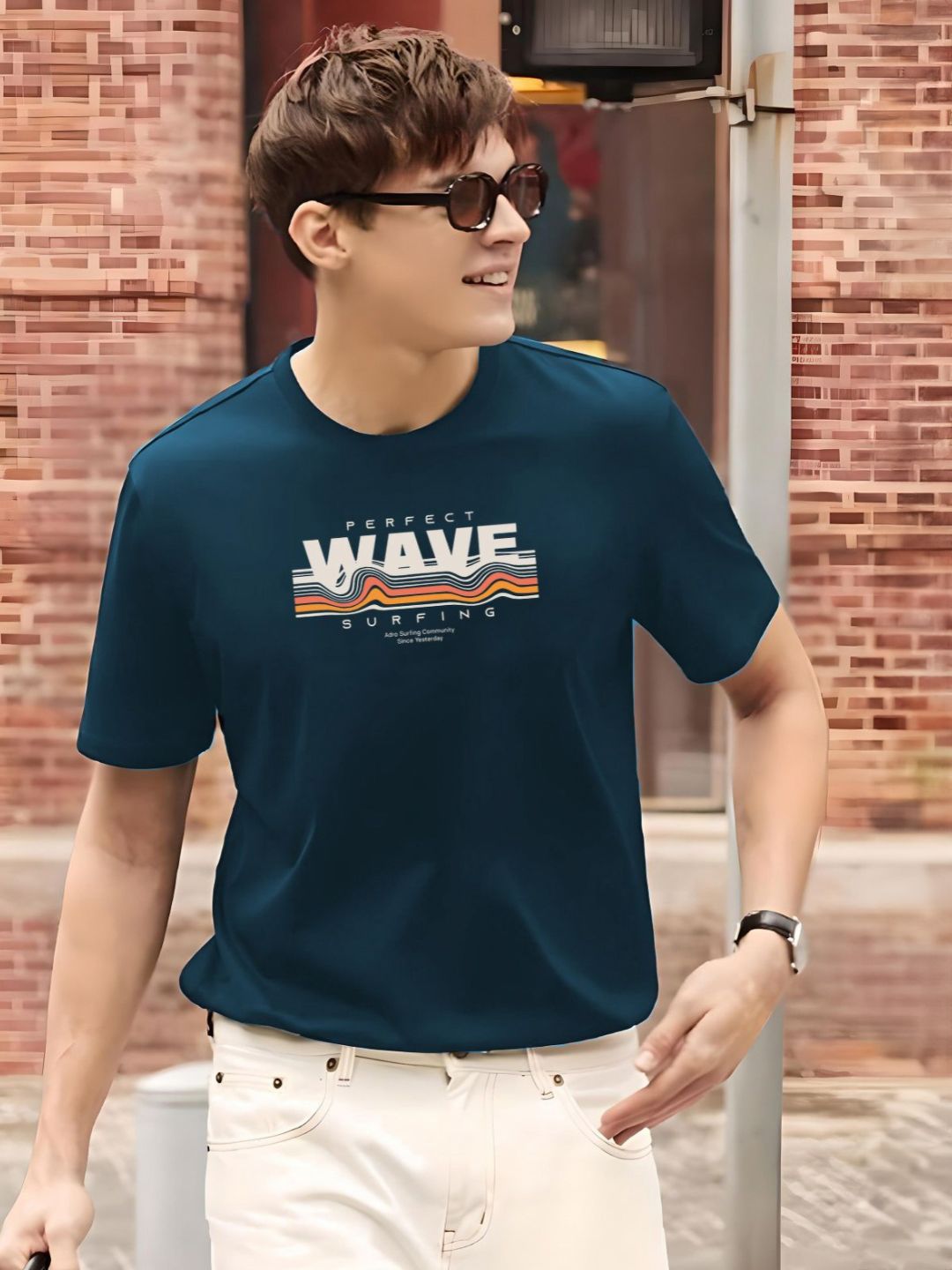 ADRO Men Printed T-shirt