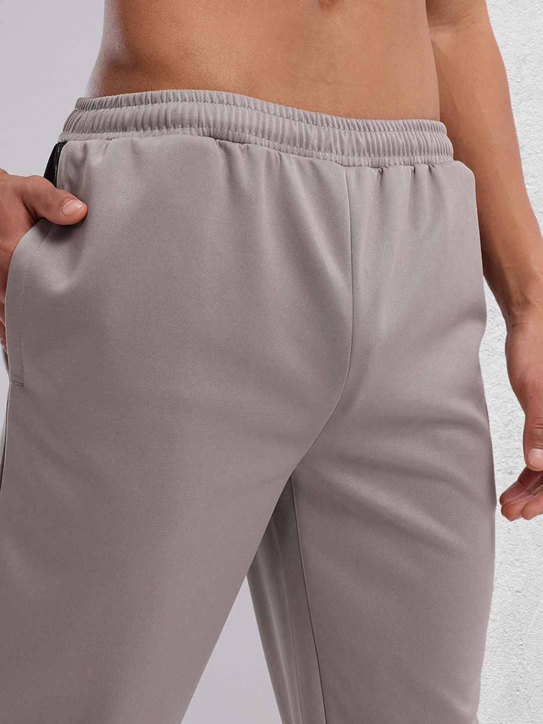 HRX by Hrithik Roshan Men Typography Detail Paneled Rapid-Dry Running Track Pants