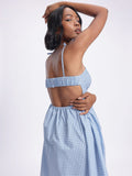 DressBerry Check Mate Picnic Perfect Midi Dress