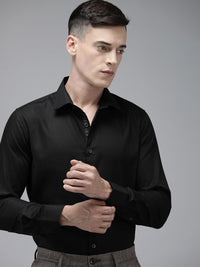 THE BEAR HOUSE Men Slim Fit Formal Shirt