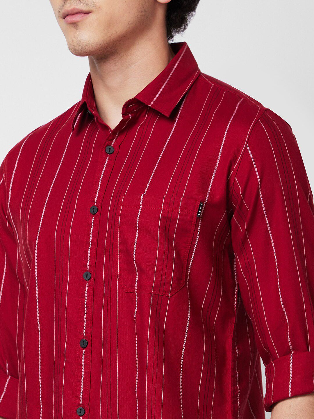 SPYKAR Striped Cotton Casual Shirt